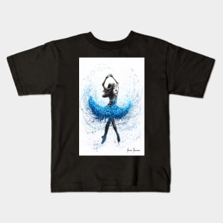 Delicate Lake Dance Kids T-Shirt